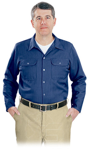 Navy Blue WESTEX™ UltraSoft® Shirt - Button Front